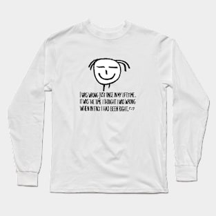 my personal quote Long Sleeve T-Shirt